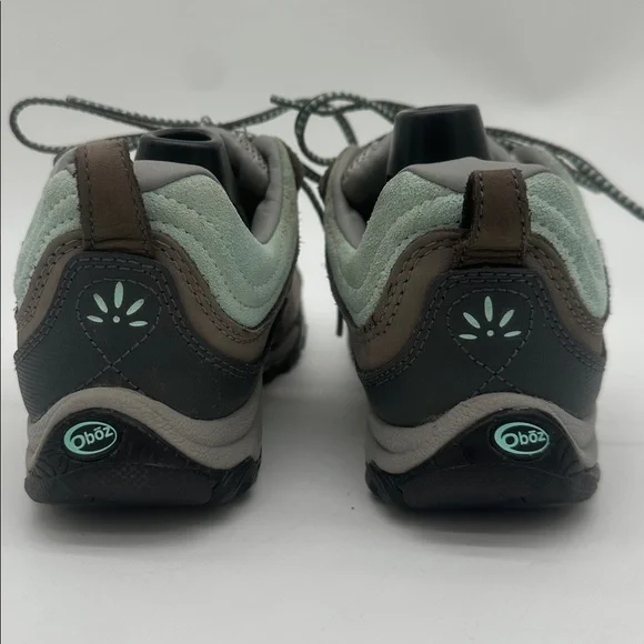 Oboz Sapphire Low B-Dry Waterproof Hiking Shoes Charcoal Beach Glass Size 7.0 - Picture 11 of 16